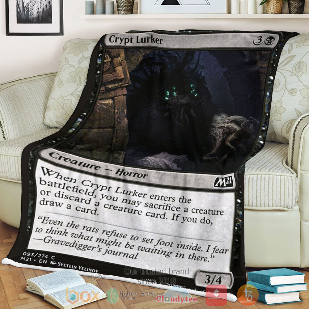 Game MTG Crypt Lurker Fleece Blanket