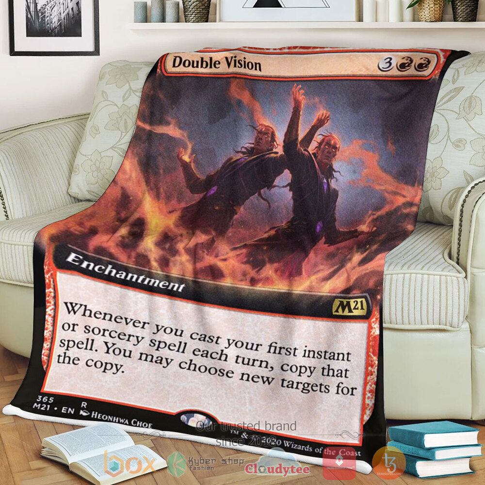 Game MTG Double Vision Fleece Blanket