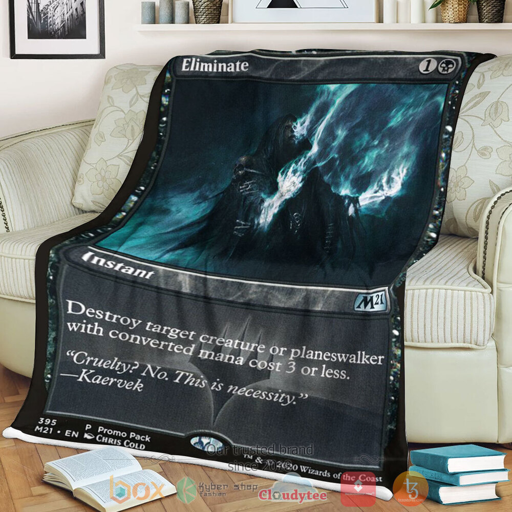 Game MTG Eliminate Fleece Blanket