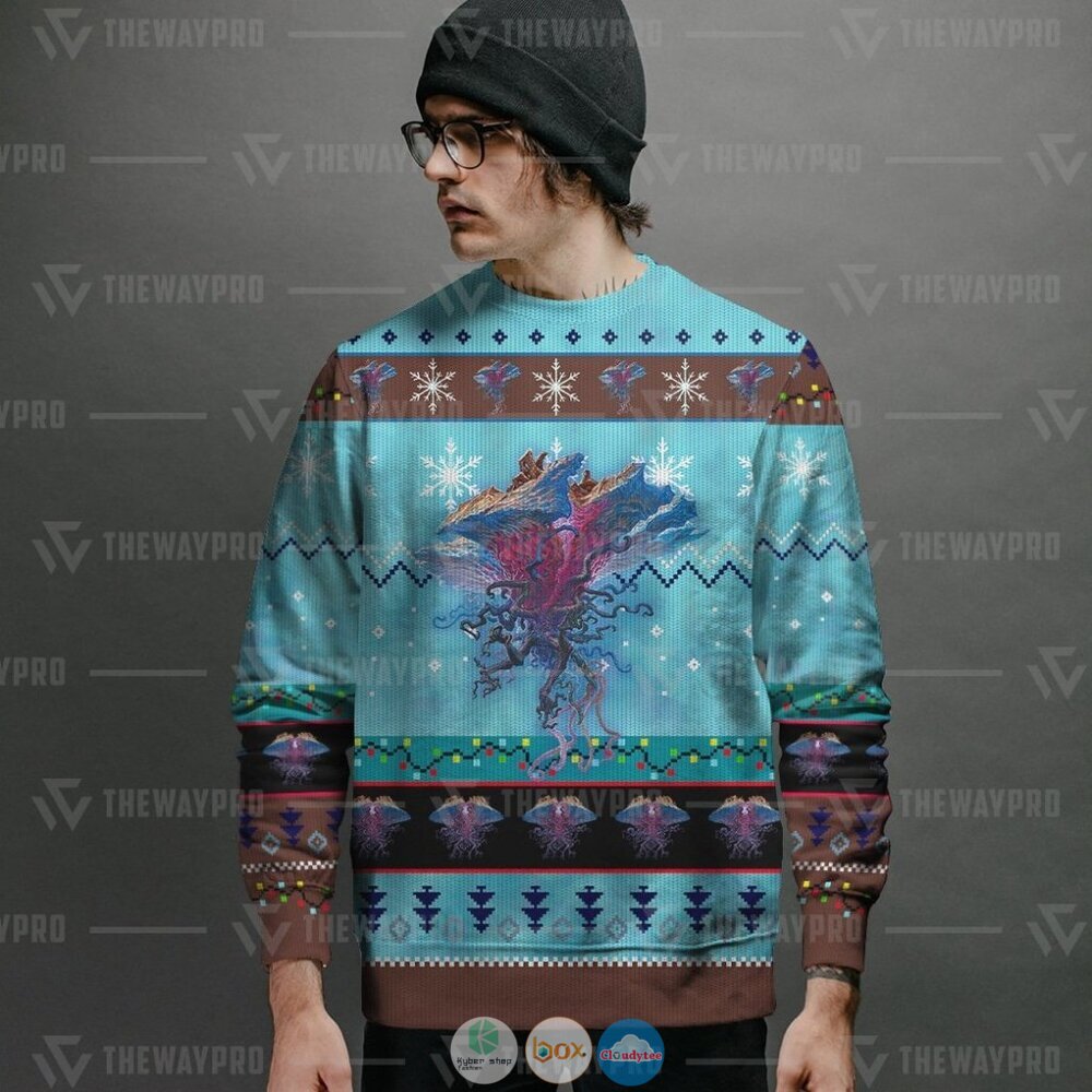 Game MTG Emrakul The Aeons Torn Ugly Christmas Sweater 2 Game MTG Emrakul The Aeons Torn Christmas Sweater 1