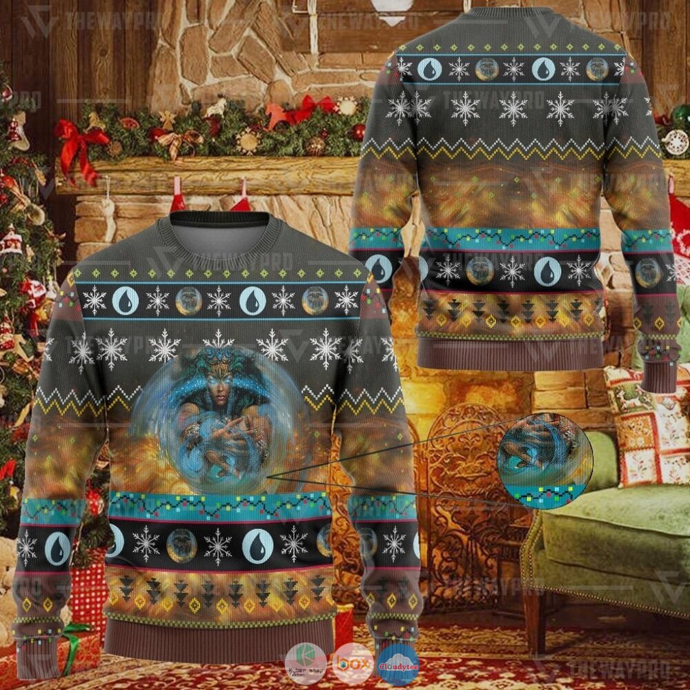 Game MTG Force Of Will Christmas Sweater