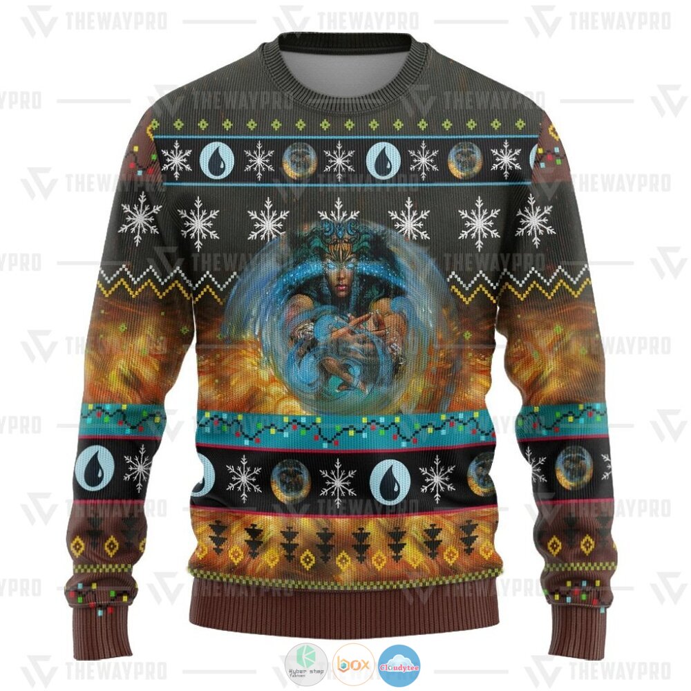Game MTG Force Of Will Ugly Christmas Sweater 4 Game MTG Force Of Will Christmas Sweater 1 2 3