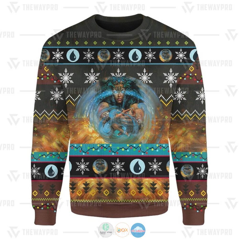 Game MTG Force Of Will Ugly Christmas Sweater 5 Game MTG Force Of Will Christmas Sweater 1 2 3 4