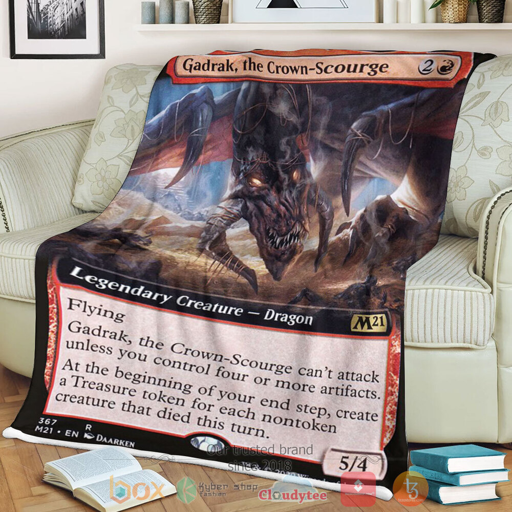 Game MTG Gadrak The Crown Scourge Fleece Blanket