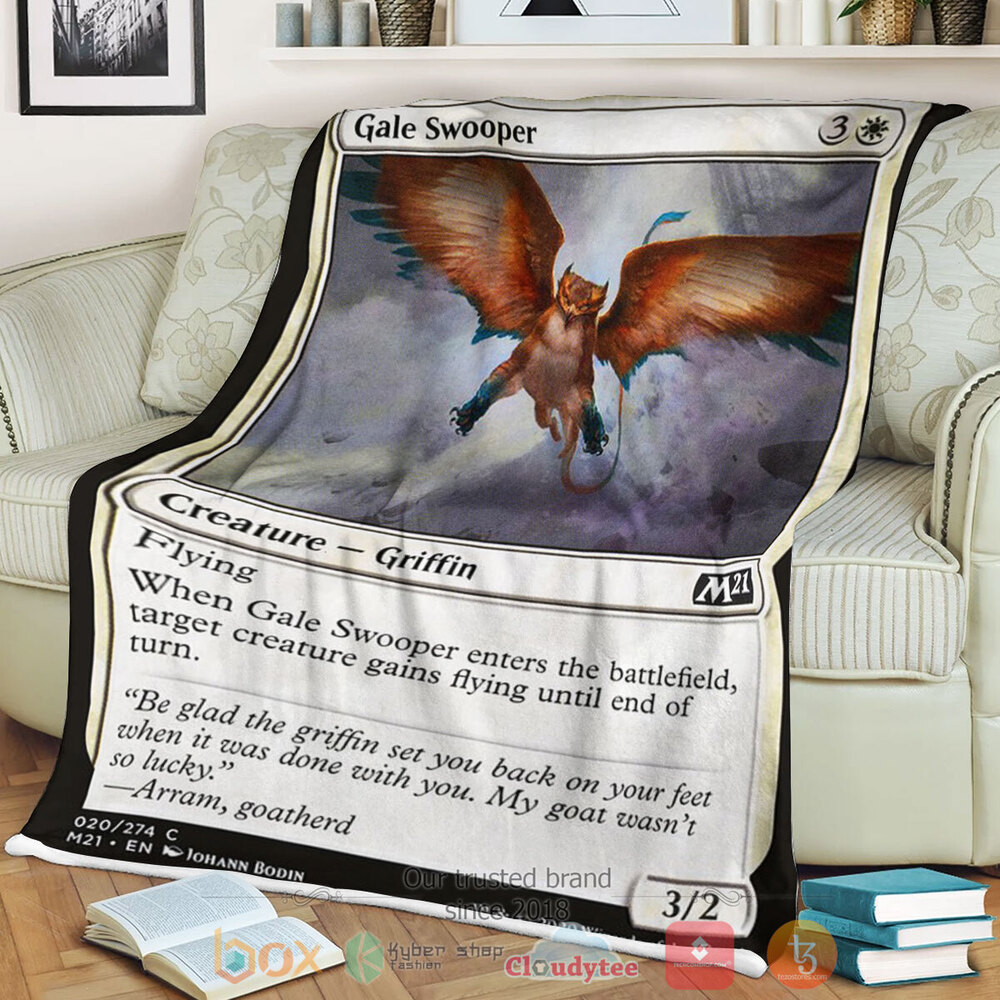 Game MTG Gale Swooper Fleece Blanket