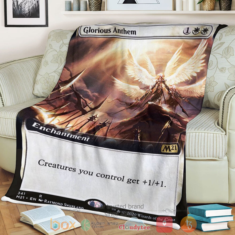 Game MTG Glorious Anthem Fleece Blanket