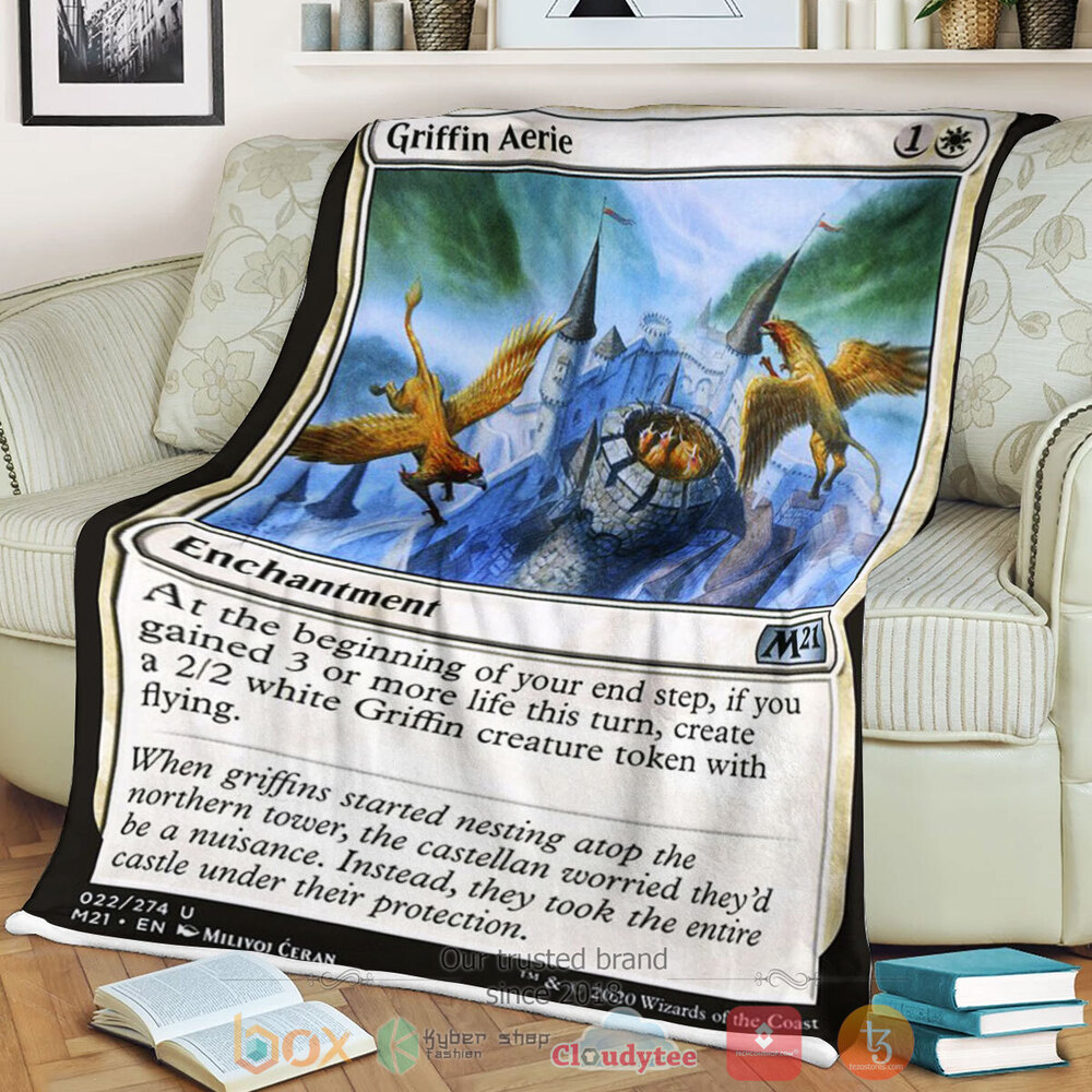 Game MTG Griffin Aerie Fleece Blanket