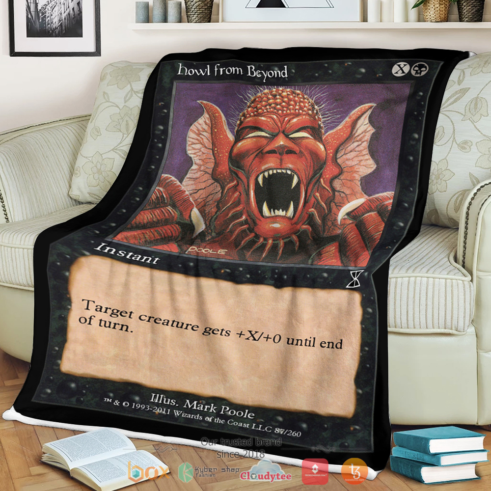 Game MTG Howl from Beyond Blanket