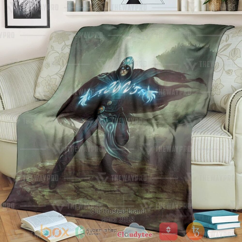 NEW Game MTG Jace The Mind Sculpter Soft Blanket 1 Game MTG Jace The Mind Sculpter Custom Soft Blanket