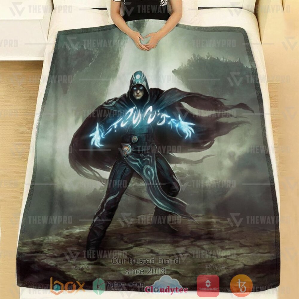 NEW Game MTG Jace The Mind Sculpter Soft Blanket 2 Game MTG Jace The Mind Sculpter Custom Soft Blanket 1