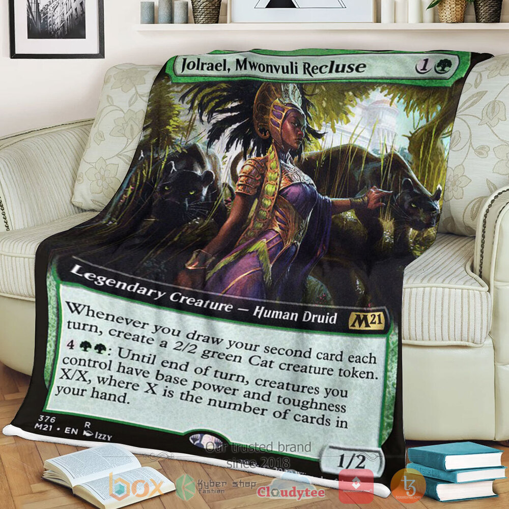 Game MTG Jolrael Mwonvuli Recluse Fleece Blanket