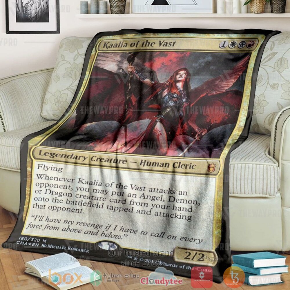 Game MTG Kaalia Of The Vast Custom Soft Blanket