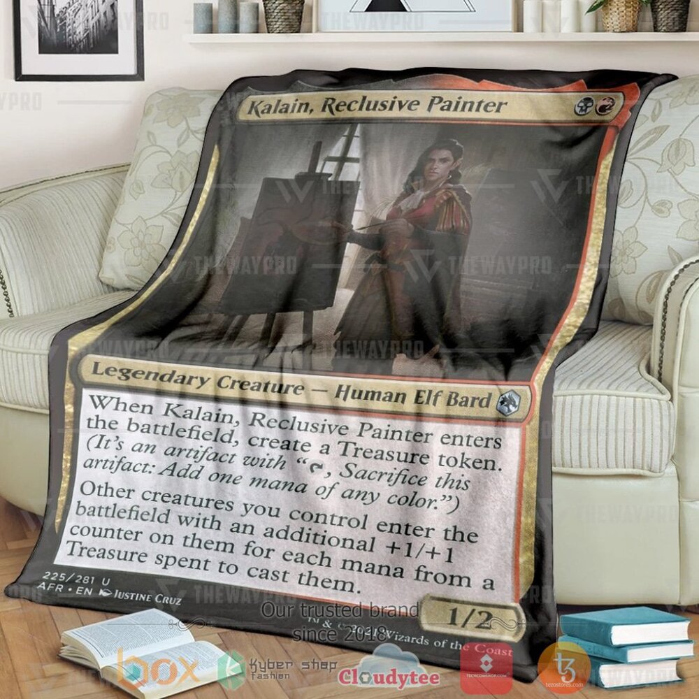 Game MTG Kalain Reclusive Painter Custom Soft Blanket