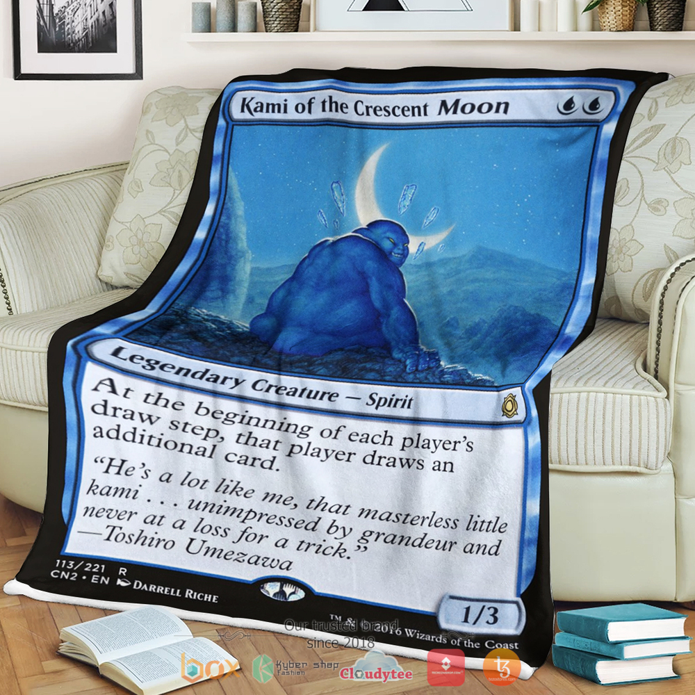 Game MTG Kami of the Cresent Moon Blanket