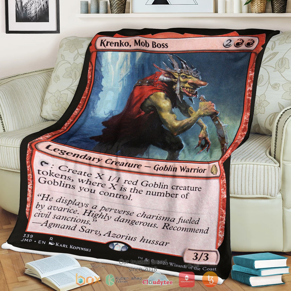 Game MTG Krenko Mob Boss Blanket