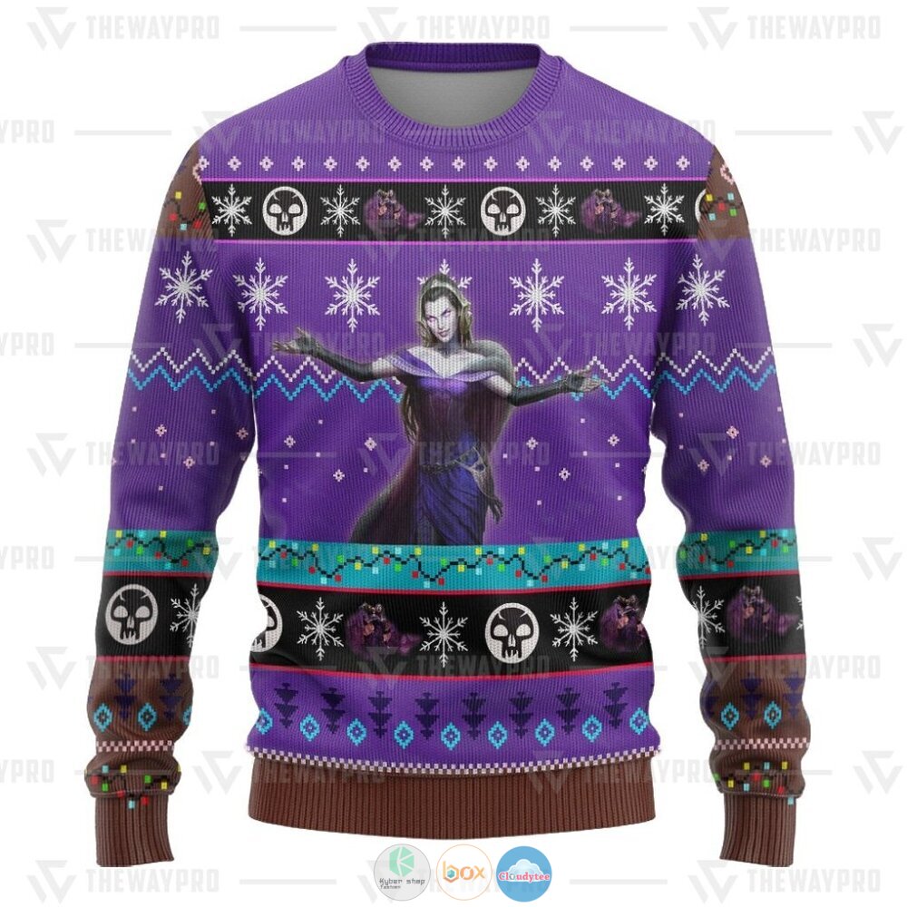 Game MTG Liliana, the Last Hope Ugly Christmas Sweater 5 Game MTG Liliana the Last Hope Christmas Sweater 1 2 3 4