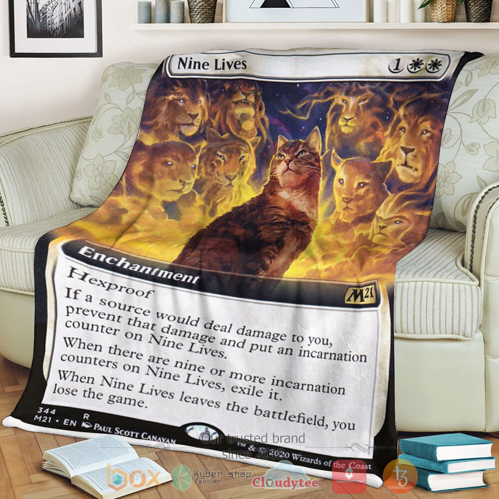 Game MTG Nine Lives Fleece Blanket