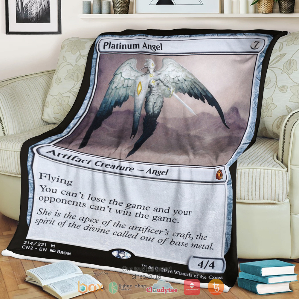 Game MTG Platinum Angel Blanket