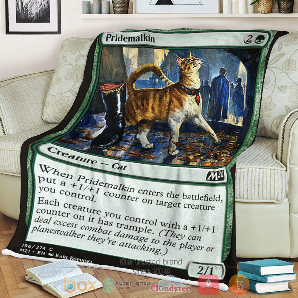 Game MTG Pridemalkin Fleece Blanket