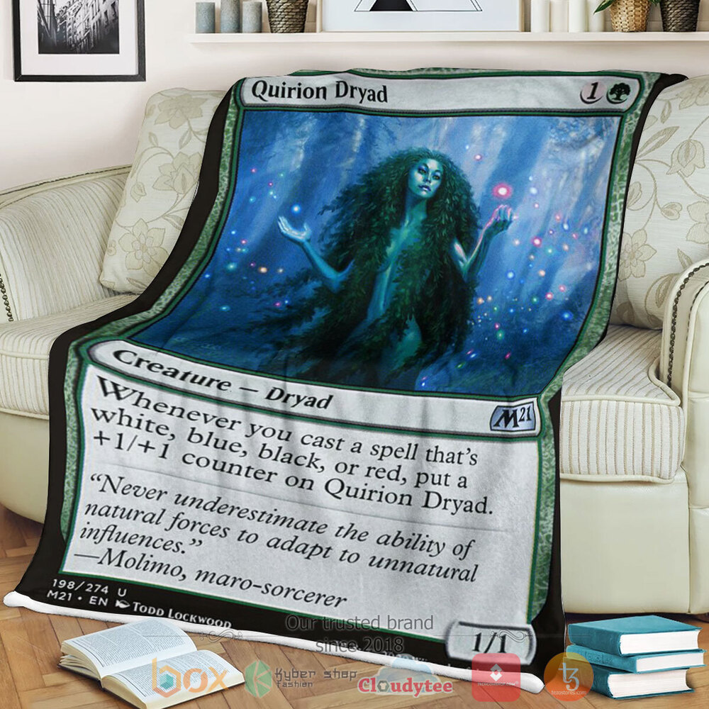 Game MTG Quirion Dryad Fleece Blanket