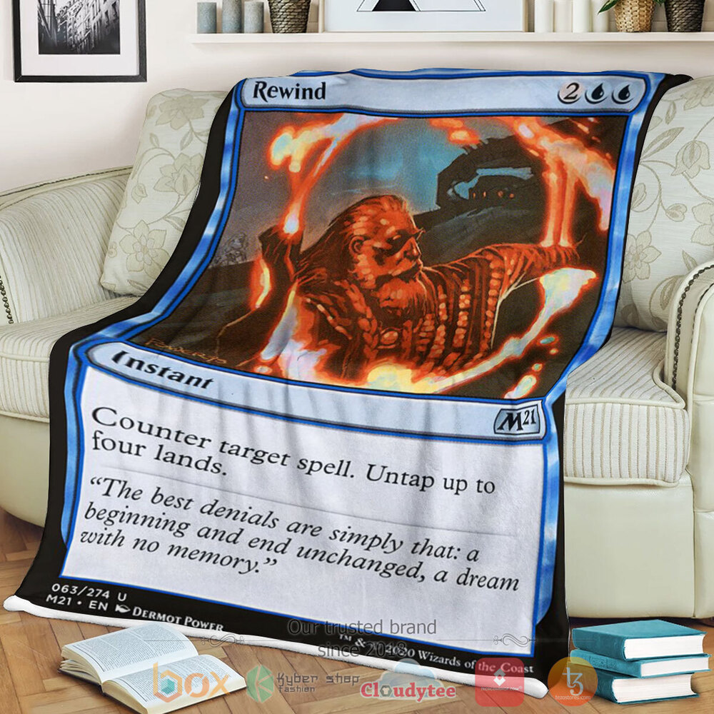 Game MTG Rewind Fleece Blanket