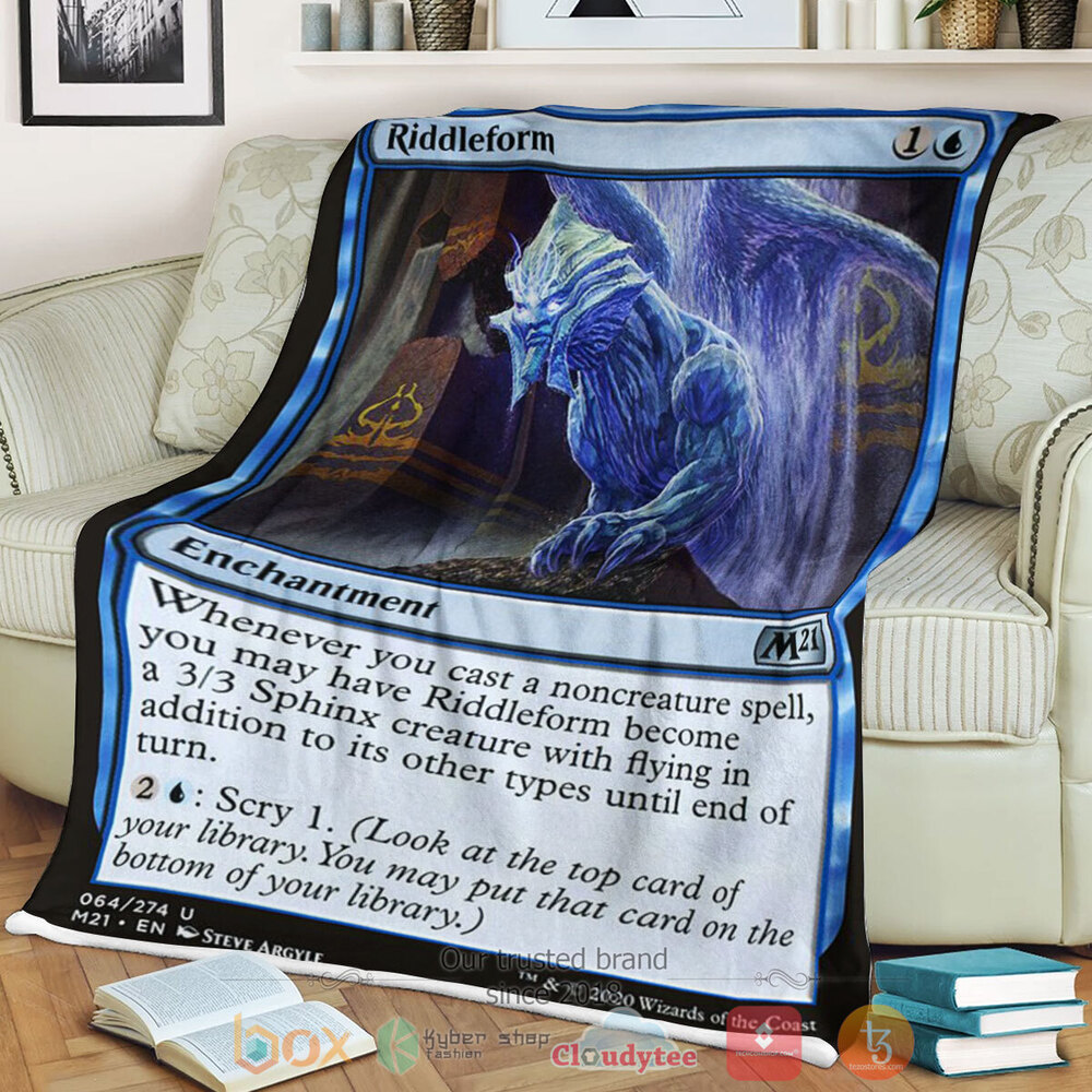 Game MTG Riddleform Fleece Blanket