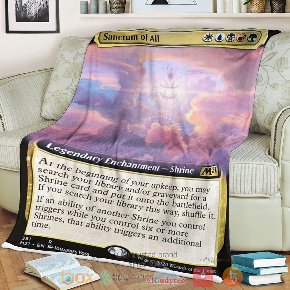 Game MTG Sanctum Of All Fleece Blanket