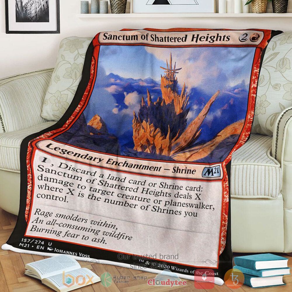 Game MTG Sanctum Of Shattered Heights Fleece Blanket