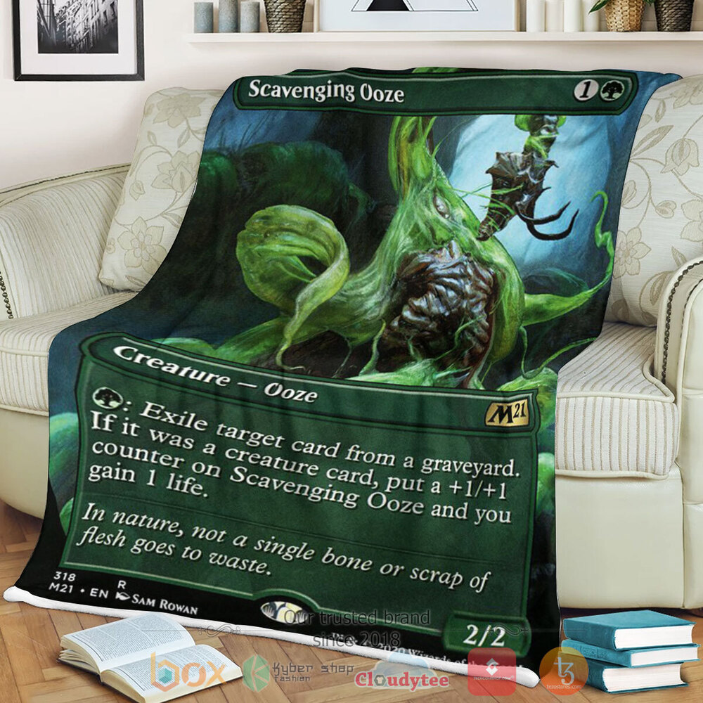 Game MTG Scavenging Ooze Fleece Blanket