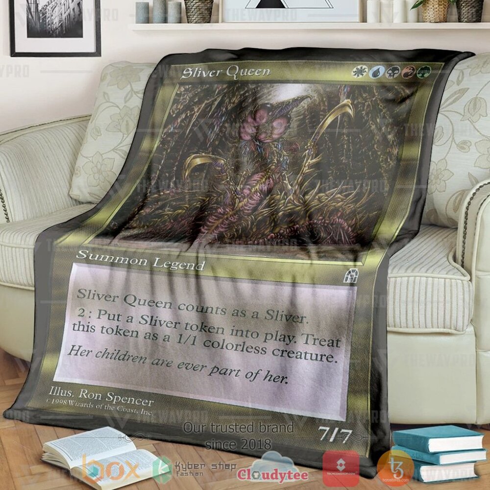 Game MTG Silver Queen Custom Soft Blanket