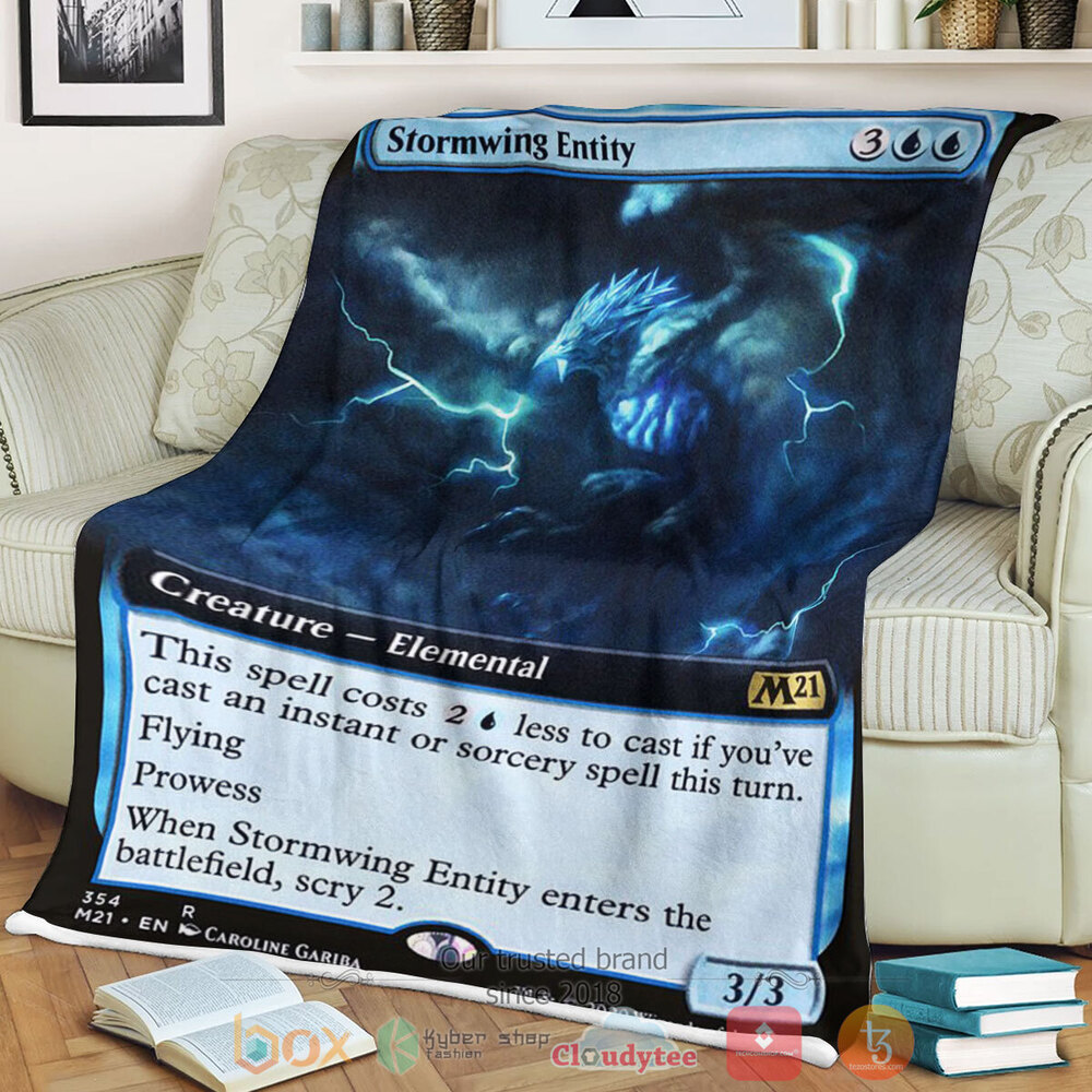Game MTG Stormwing Entity Fleece Blanket