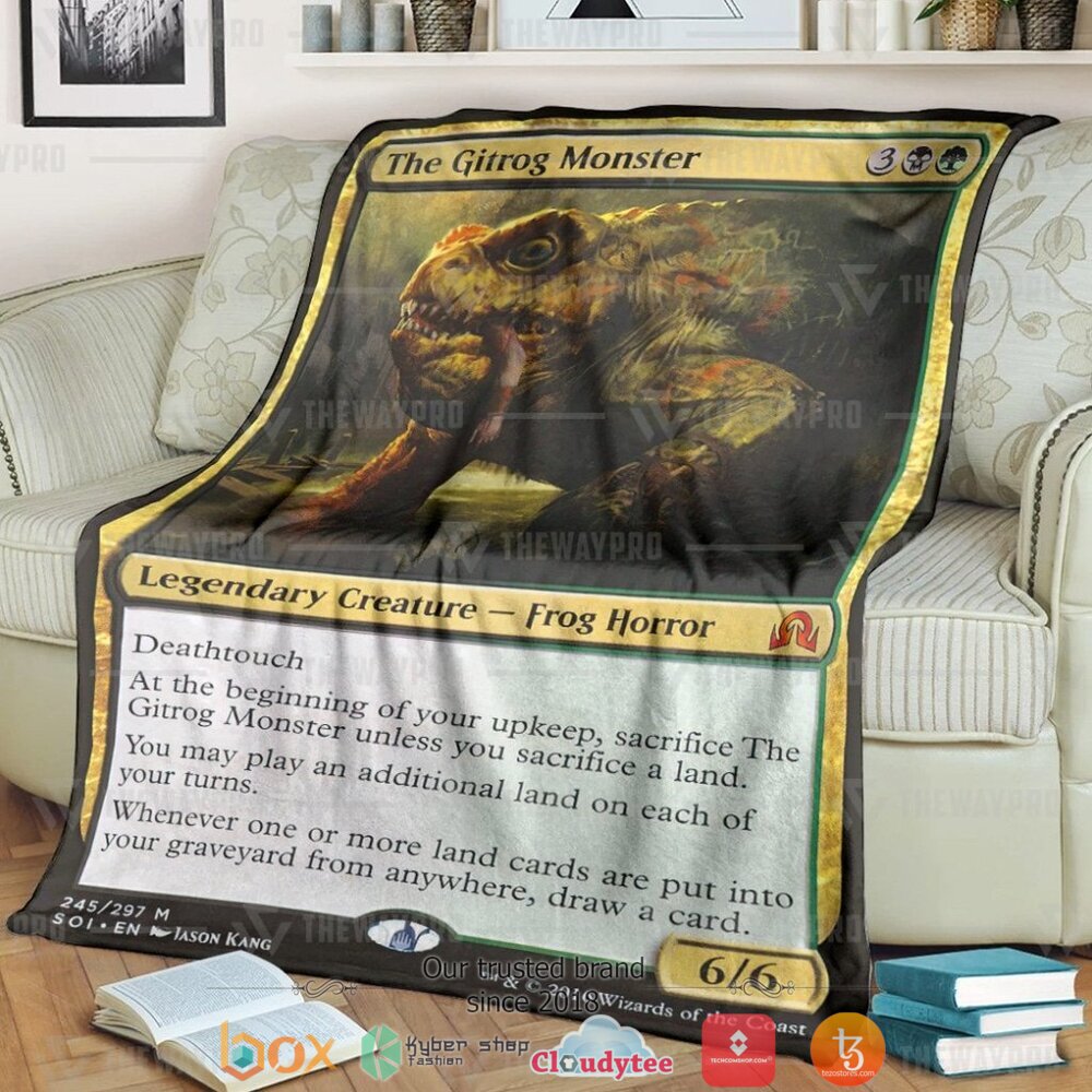Game MTG The Gitrog Monster Soft Blanket