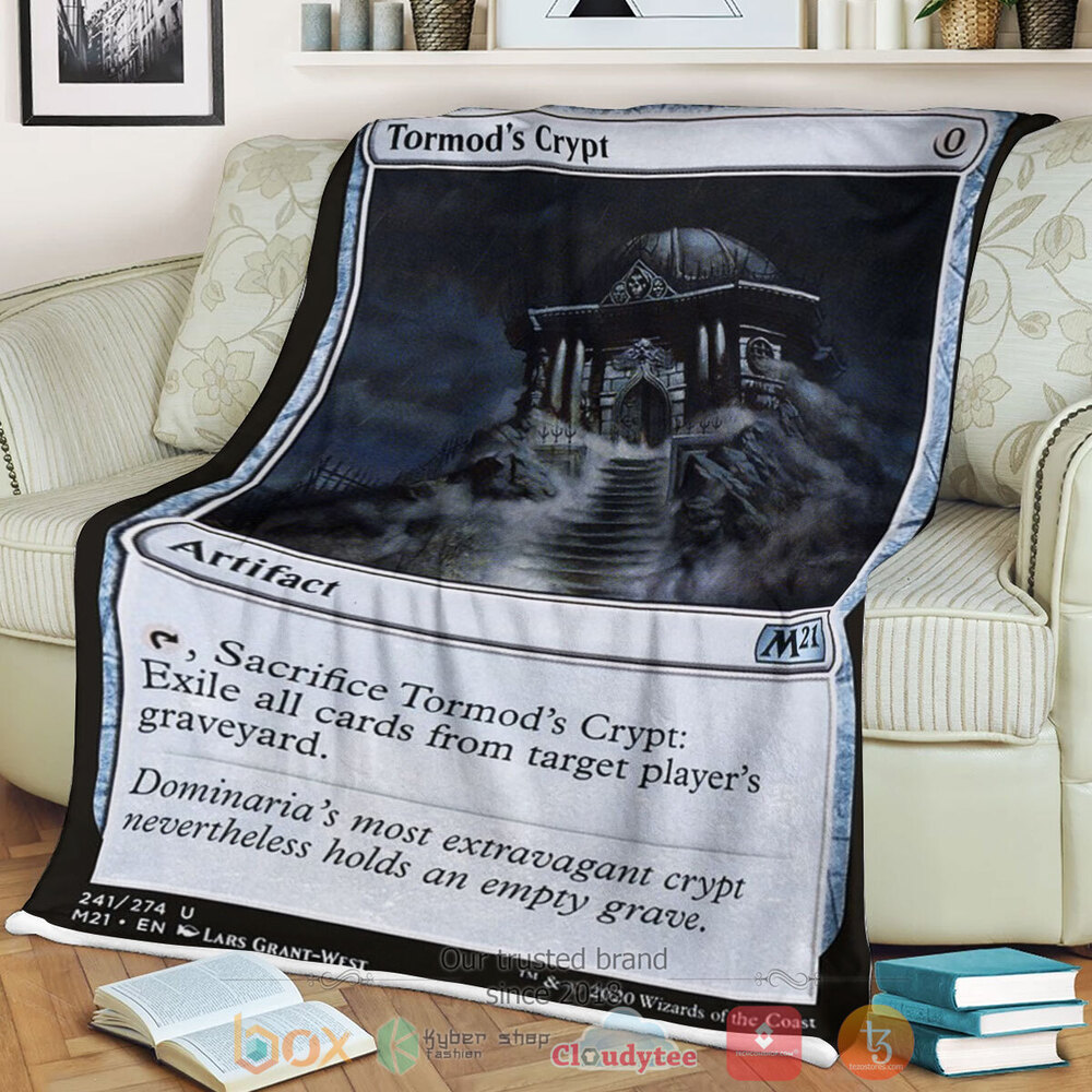 Game MTG Tormod S Crypt Fleece Blanket