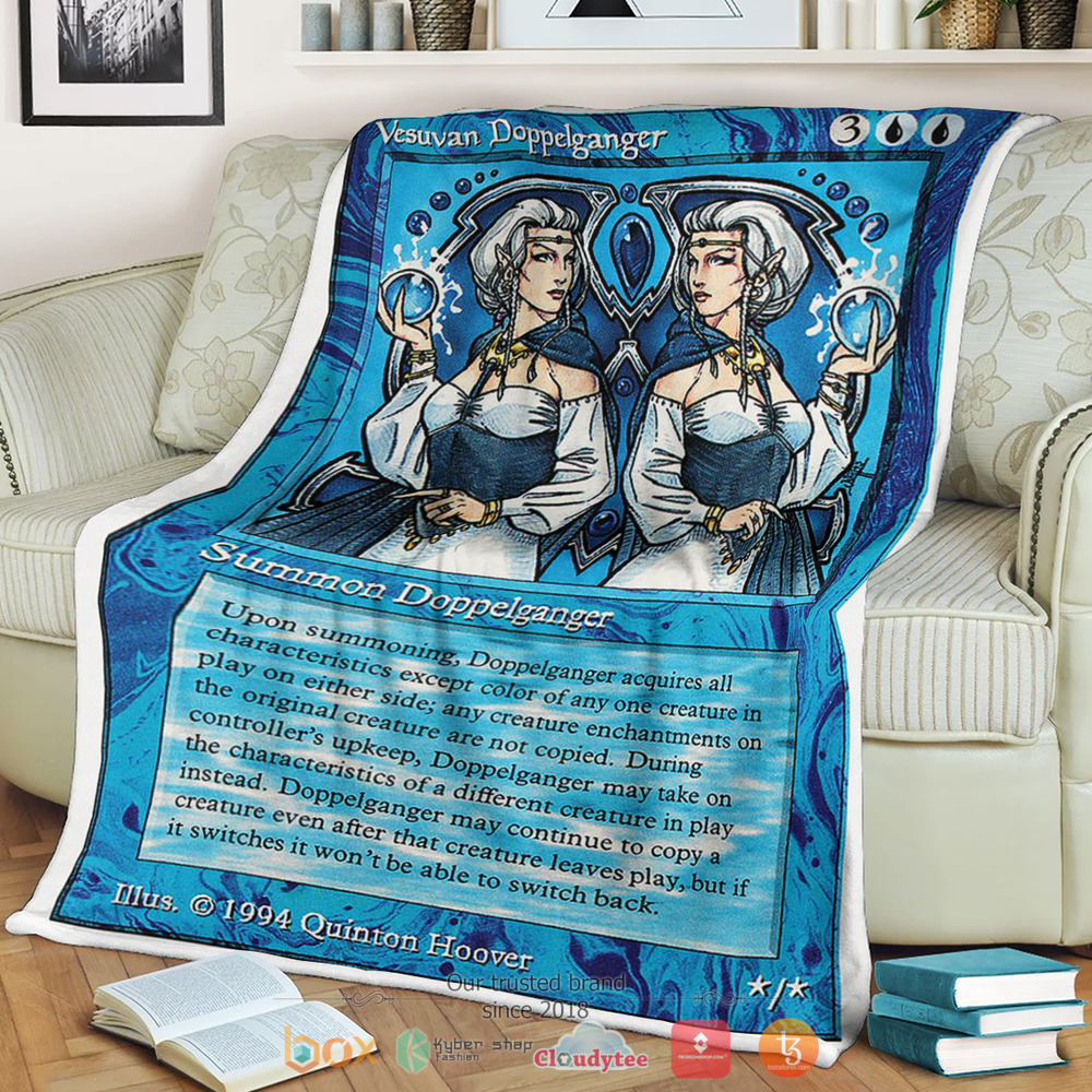 Vesuvan Doppelganger Game MTG Fleece Blanket 1 Game MTG Vesuvan Doppelganger Blanket