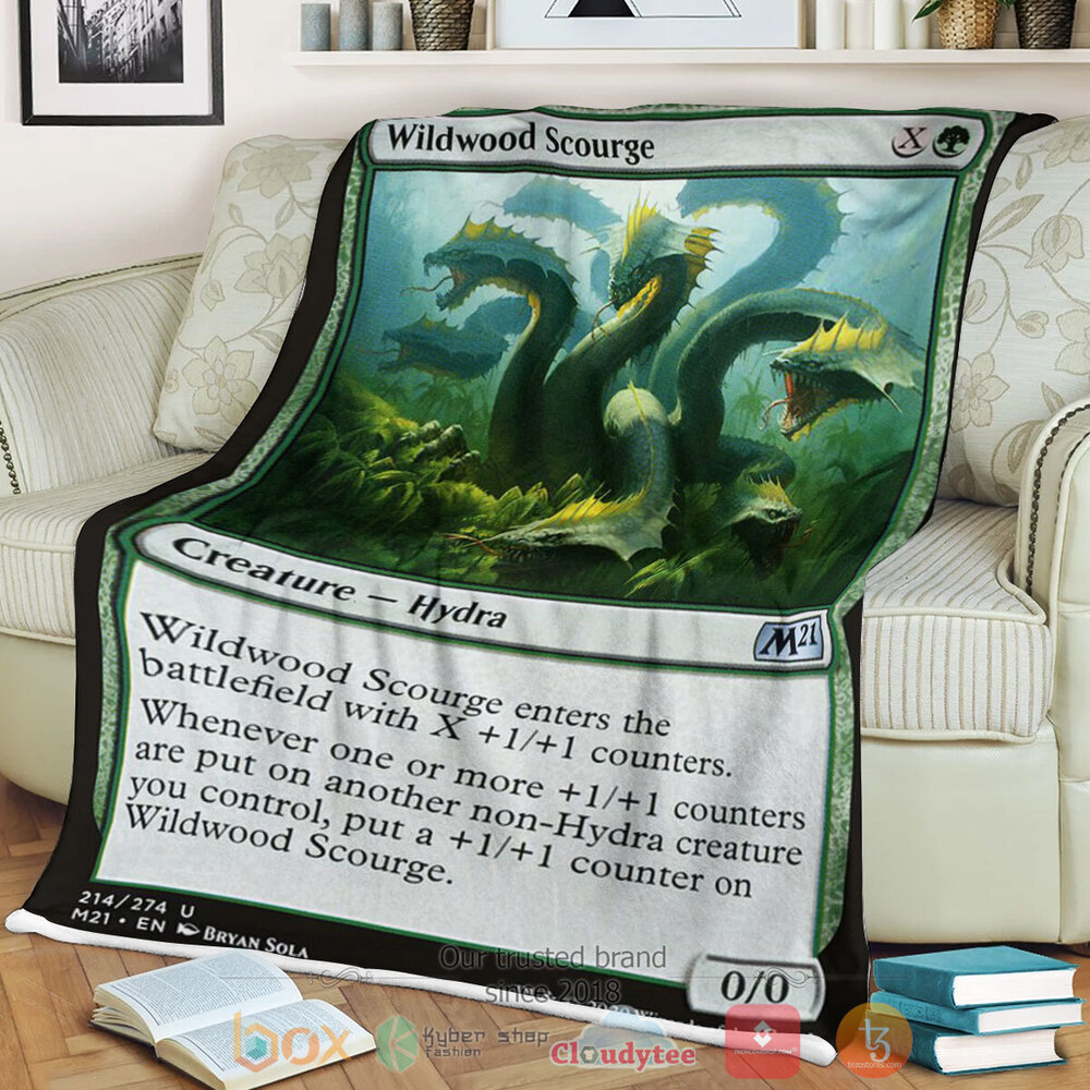 Game MTG Wildwood Scourge Fleece Blanket
