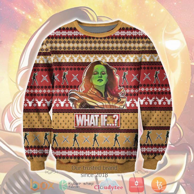 Gamora Marvel What If Christmas Sweater