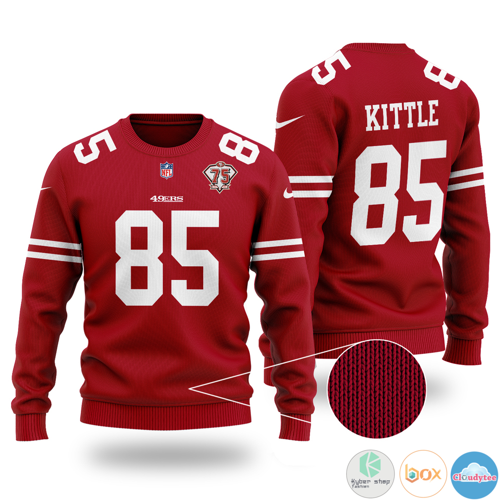 George Kittle 85 San Francisco 49ers NFL christmas sweater
