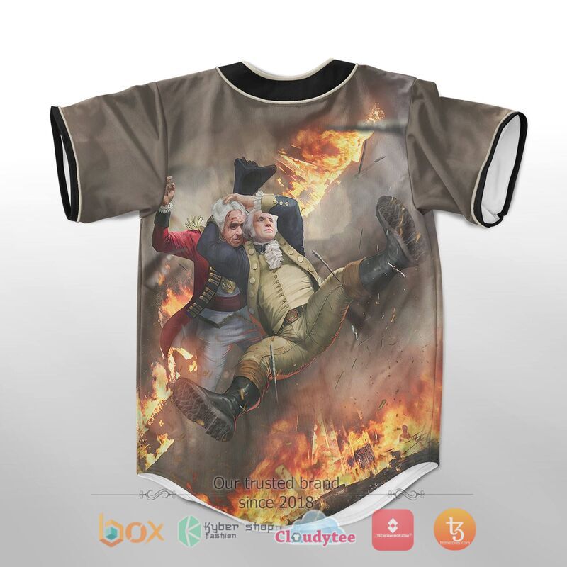 George Washington Stunner Baseball Jersey 1 2 3 4 5 6 7