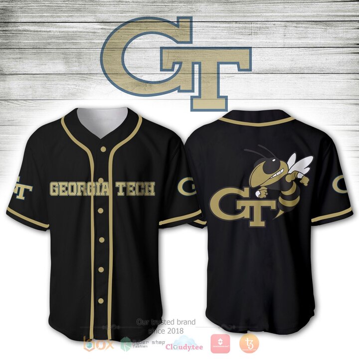 Georgia Tech Yellow Jackets football Baseball Jersey Shirt