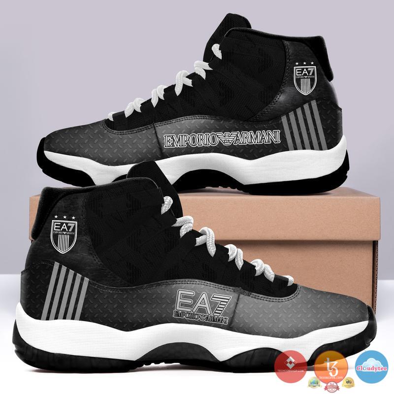 Giorgio Armani Emporio Armani EA7 black Air Jordan 11 sneaker 2 Giorgio Armani Emporio Armani EA7 black Air Jordan 11 shoes 1