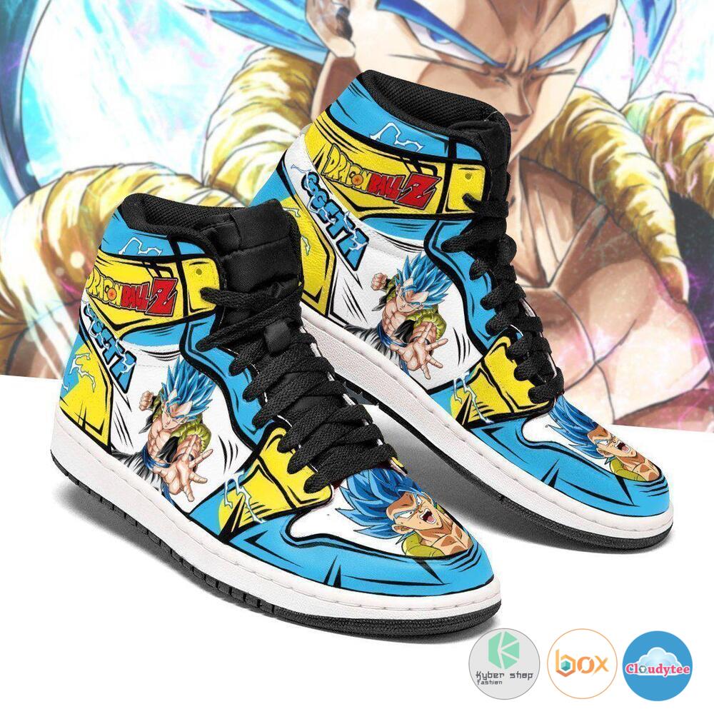 Gogeta Dragon Ball Air Jordan High Top Shoes 2 Gogeta Dragon Ball Air Jordan High Top Shoes 1
