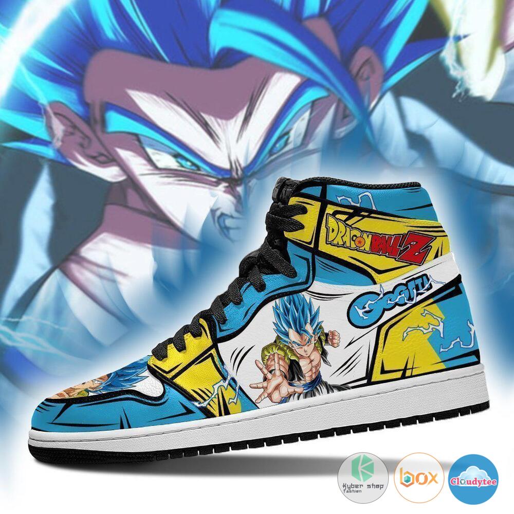 Gogeta Dragon Ball Air Jordan High Top Shoes 3 Gogeta Dragon Ball Air Jordan High Top Shoes 1 2