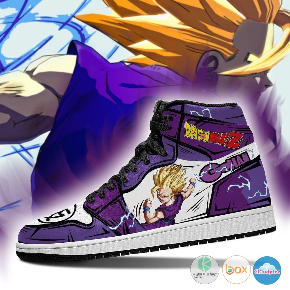 Gohan Dragon Ball Air Jordan High Top Shoes 3 Gohan Dragon Ball Air Jordan High Top Shoes 1 2