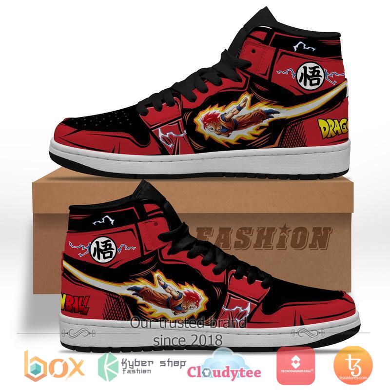 Goku Dragon Ball Z Anime Air Jordan High top Shoes
