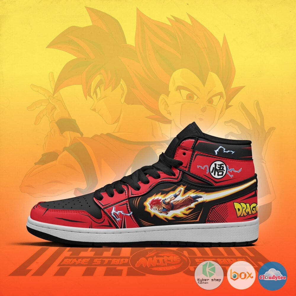 Goku & Vegeta God Air Jordan High top shoes 2 Goku Vegeta God Air Jordan High top shoes 1