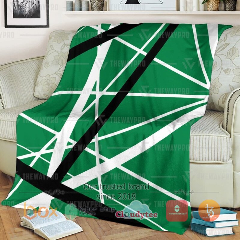 Green Frankenstrat Strings Blanket