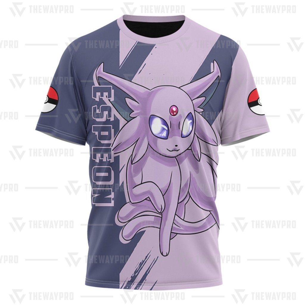 HOT Anime Pocket Monsters Espeon 3D T Shirt