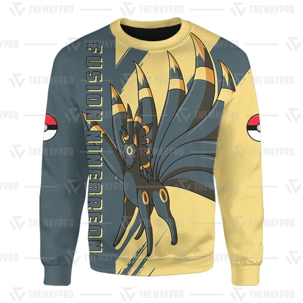HOT Anime Pocket Monsters Fusion Ninebreon Merry Christmas Sweater