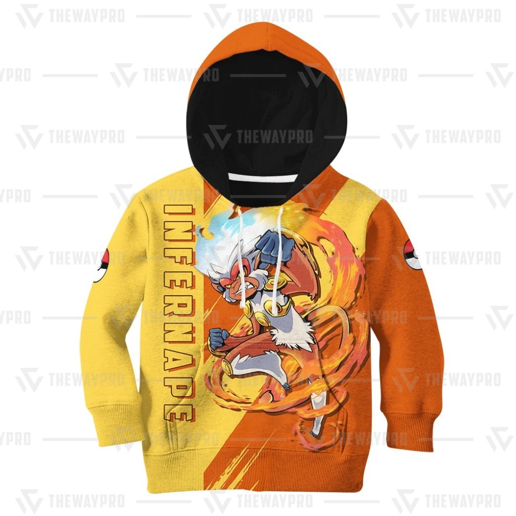 HOT Anime Pocket Monsters Infernape Kid Hoodie