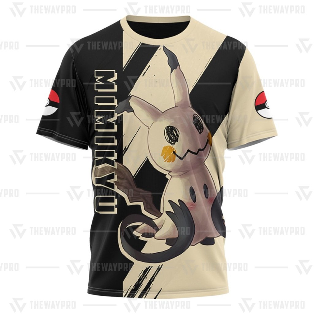HOT Anime Pocket Monsters Mimikyu 3D T Shirt